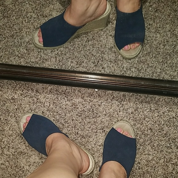 Sonoma Shoes - 3 for $15 Woman's SonomaNavyEspadrilles,  Size 7.5